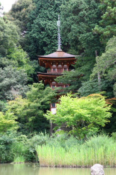 浄瑠璃寺　三重塔